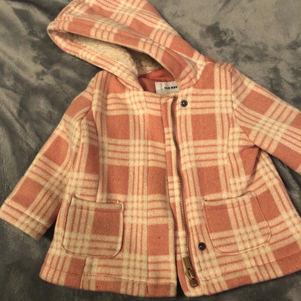 Preowned old navy infant/toddler zip pea coat